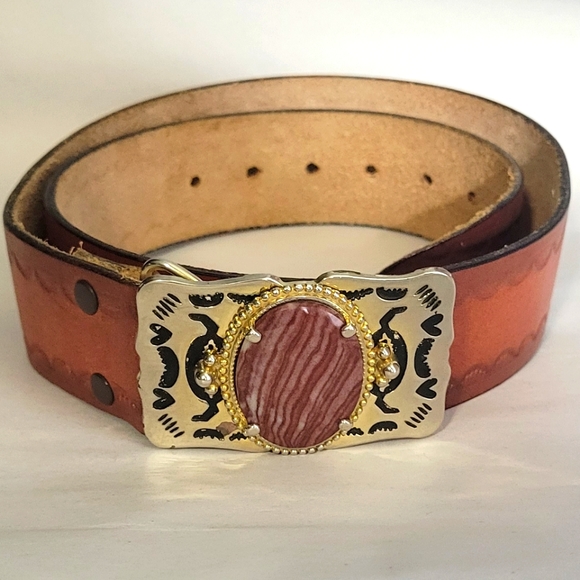 Vintage Accessories - Vintage 100% Full Grain Steerhide Belt